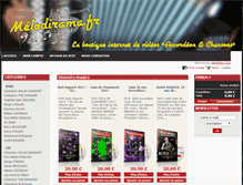 Tablet Screenshot of boutique.melodirama.fr